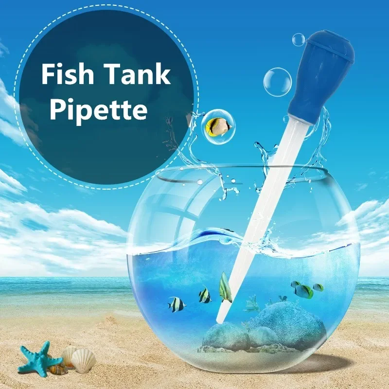 29cm Fish Tank Poop Sucker Water Changer Aquarium Mini Feeding Tube Manual Siphon Vacuum Cleaner Fish Tank Bottom Cleaning Tools