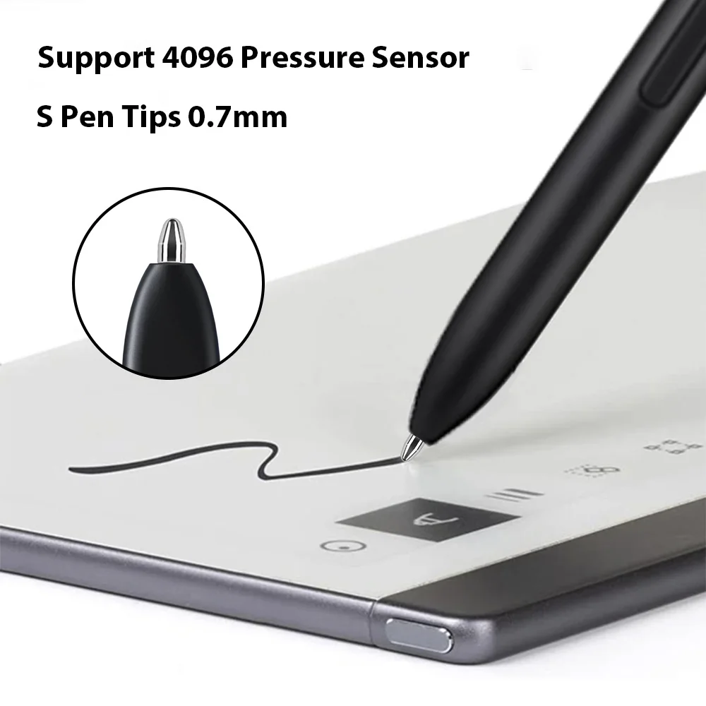 Für Samsung Tablet Stylus Pen Titan legierung Spitze/Federn mit 4096 Drucke mpfindlichkeit Handflächen abweisung Neigung unterstützung für Galaxie Tab