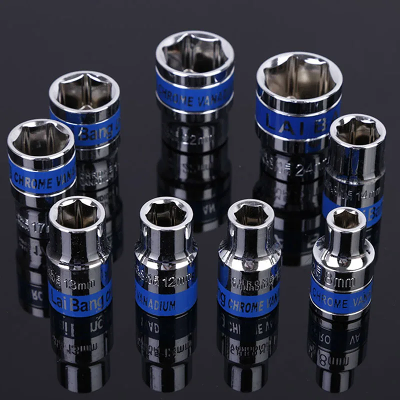 Short Hex Socket Wrench Head Anti-rust Ratchet Ferramentas Manuais Drive Cordon Bleu Alloy Point 836 mm 2