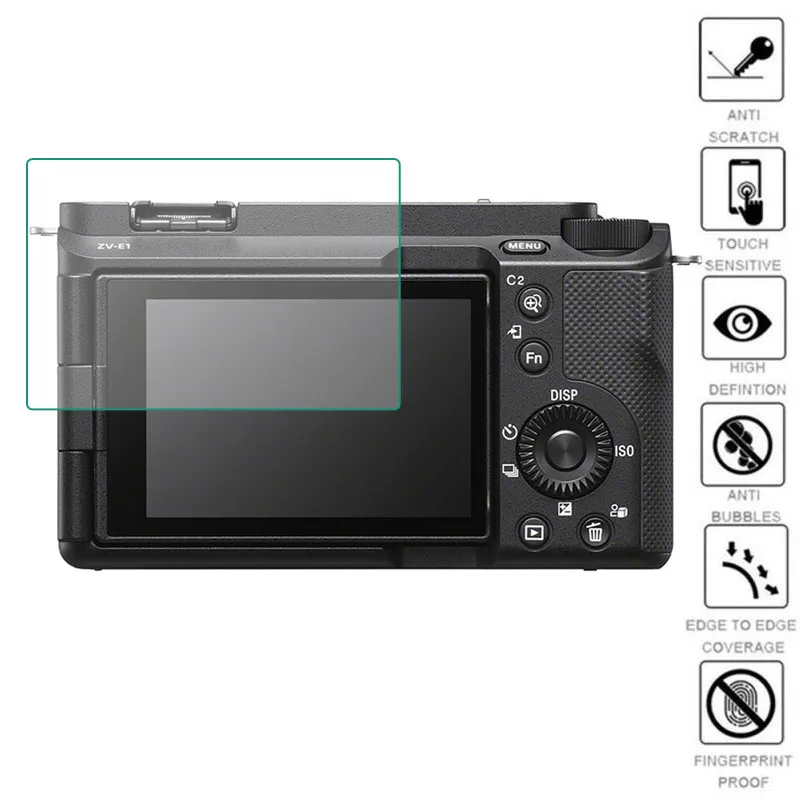 3pcs PET Screen Protector Cover Clear Soft Protective Film for Sony ZV1 ZV-1/ZV-1F ZV1F/ZV-E10 ZVE10 Vlog Camera Display Guard