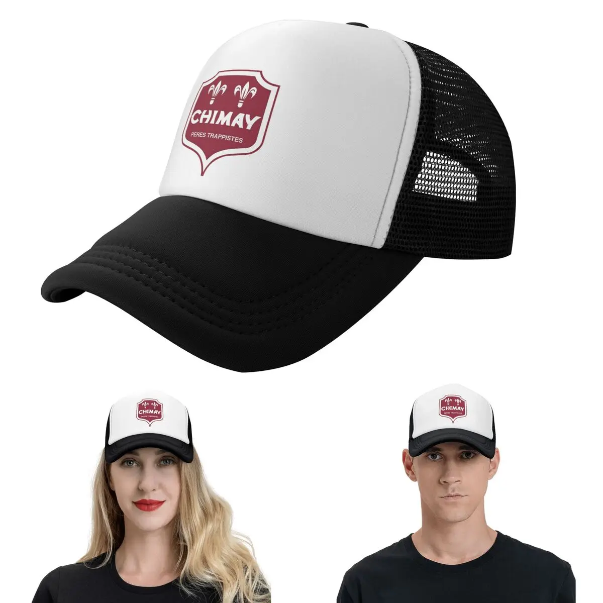 Chimay كاب الأزياء شبكة قبعات البيسبول قابل للتعديل قبعة الهيب هوب الصيف للجنسين قبعات البيسبول