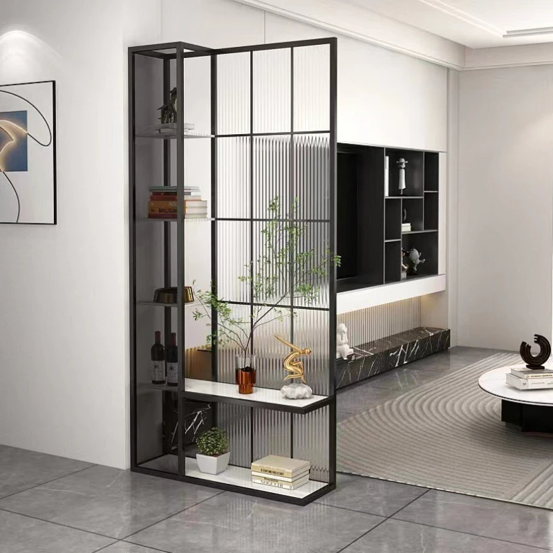 

Шкаф для прихожей с отделкой из стекла Changhong, интегрированная декоративная полка-перегородка для гостиной