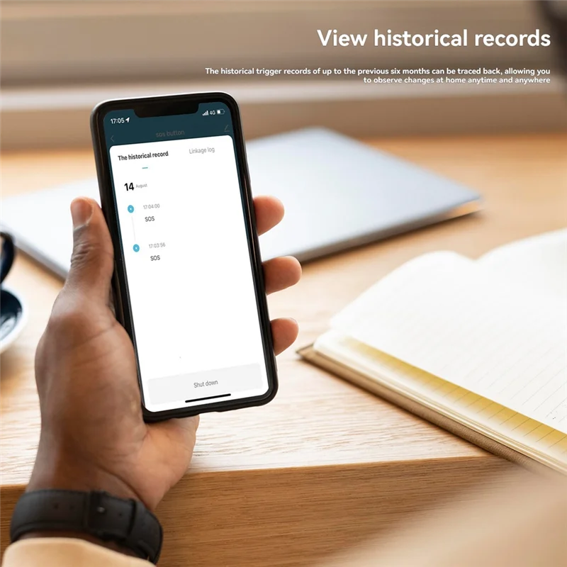PHILE-"Elderly And Children’S Emergency Alarm - Tuya Zigbee SOS Button, Wireless Remote Control Sensor For Safety"