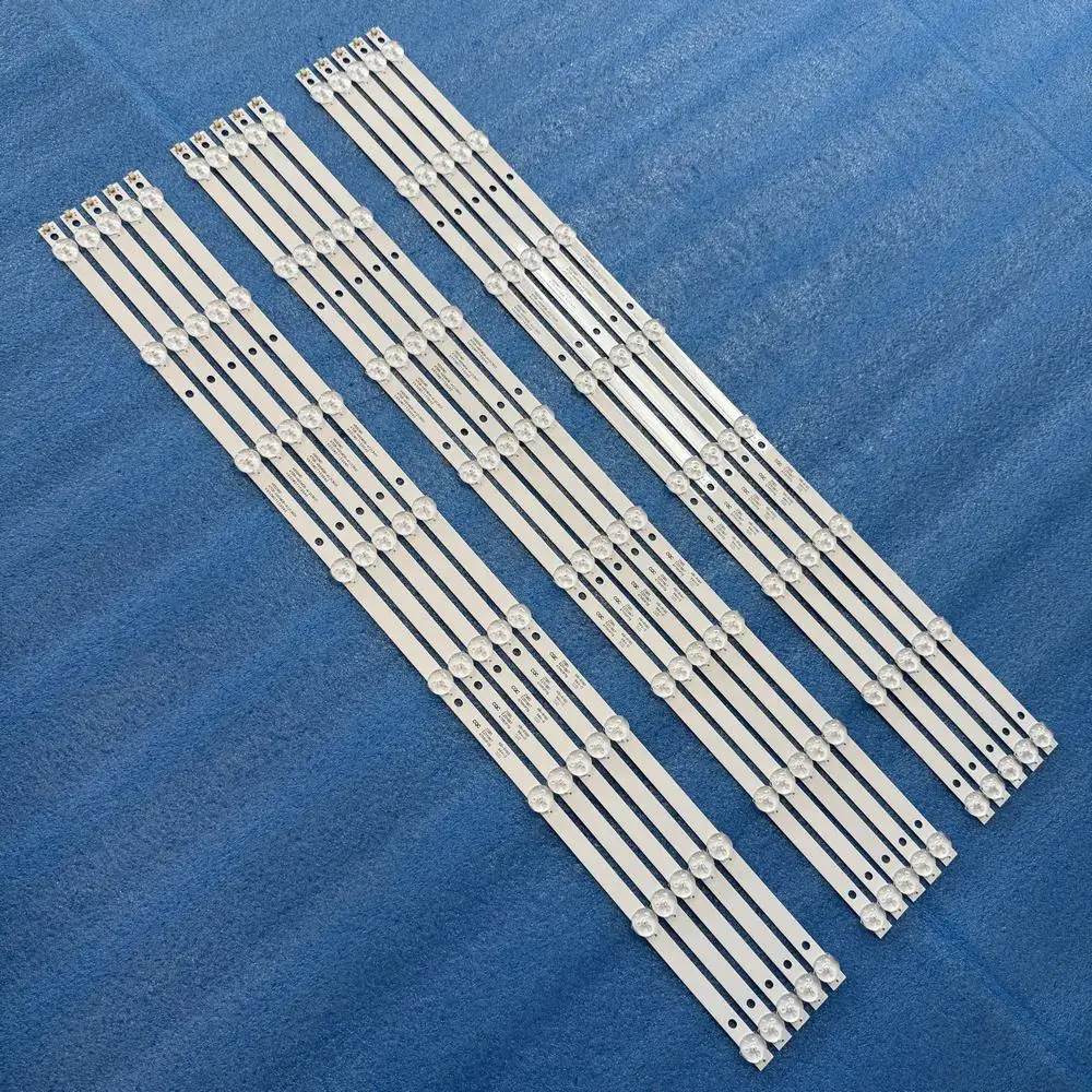 

15 шт./компл. светодиодная лента 8 светодиодов для Toshiba 65S2650EV 65L350U 65L621U 65U7751EV TH-65DX400C 65PUF6056 65PUF6051 4708-K65WD8-A1213K01