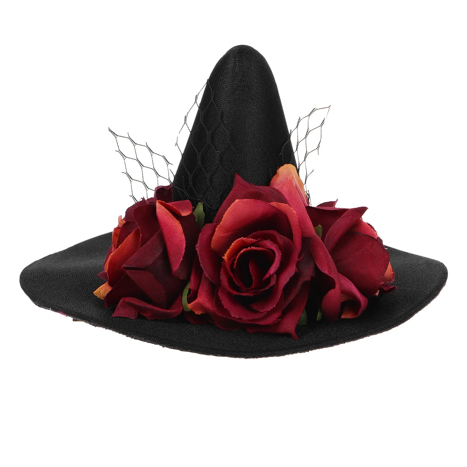 Witch Women Kids Lightweight Halloween Costume Masquerade Witch Hat Party Decor Masquerade Dance Hair Accessory Wizard Hat