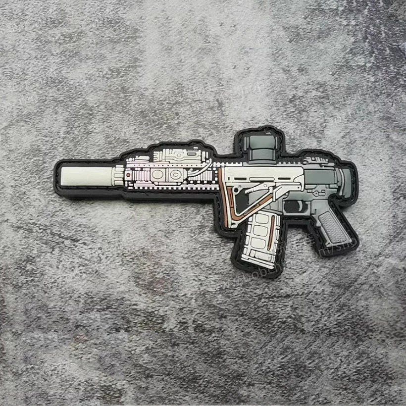 Barrett Parche PVC 3D SR25 – Insignia táctica de habilidad - imagen 5