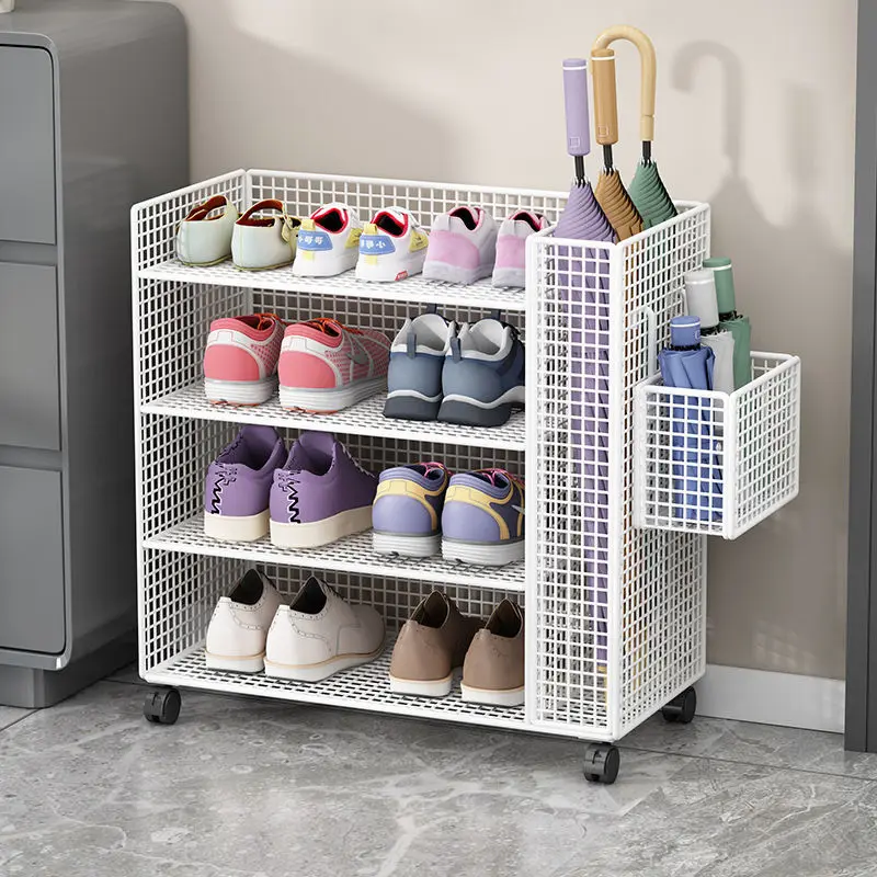 personalizado. [Movível e flexível] Sapateira Ferro Arte Entrada Casa Simples Dormitório Multicamada Econômico Estilo Minimalista Interne