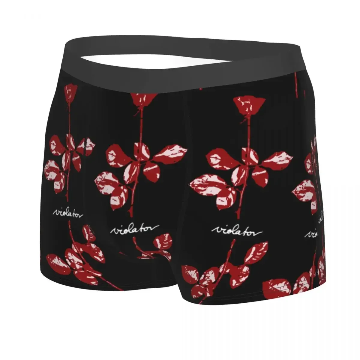 Male Fashion Depeches Cool Mode Underwear Music Boxer Briefs Breathable Shorts Panties Underpants