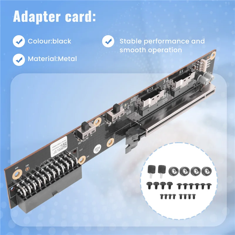 

Графическая док-станция Oculink/Slimsas с кронштейном Внешняя видеокарта GDS1-SFX Блок питания PCIE4.0 X16 Кронштейн для видеодок