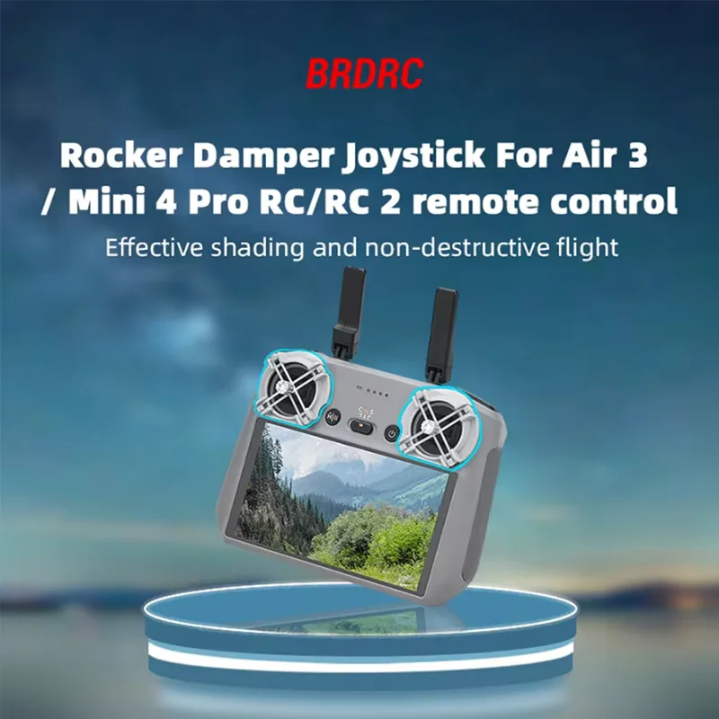 Ring Team Drone Rocker Damper Control Speed Thumb Rocker Damper Joystick Yaw Controller Accessories for Air 3 /Mini 4 Pro RC/RC2