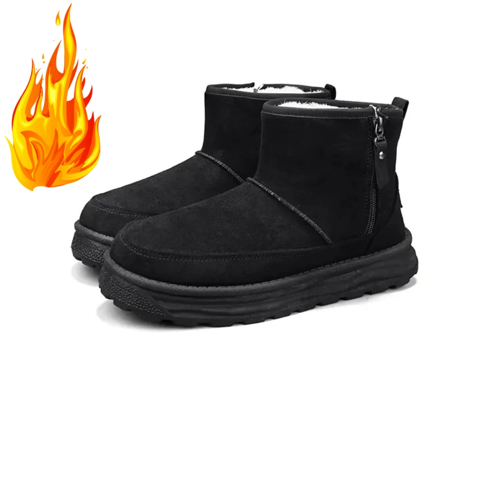 2025 أحذية رجالي أحذية الثلوج عرض الرجال دراجة نارية التمهيد أحذية الشتاء الرجال أحذية عمل السلامة رجل عسكري الأحذية التكتيكية الكاحل عالية