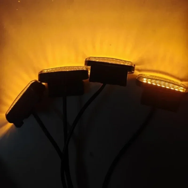 18LED Front Grille Light FOR JEEP GLADIATOR Car Daytime Running Light Wheel Eyebrow Lamp For Pickup Offroad 12V