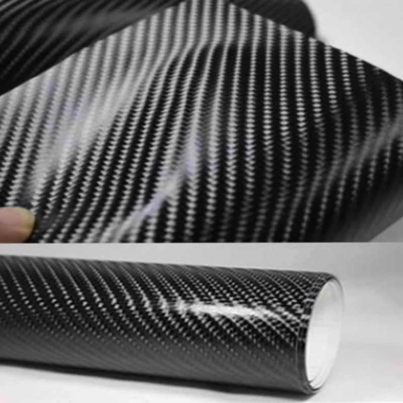 

20cmX152cm Waterproof DIY Car Sticker Car Styling 4D Thicken 3M Car Carbon Fiber Vinyl Wrapping Film Car Accessories Decals