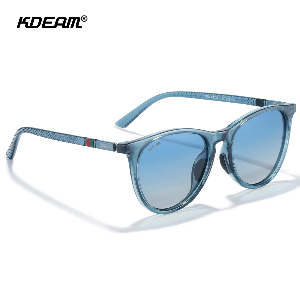 KDEAM Simple Stylish Design Vintage Women Sunglasses Polarized Lenses Filter Reflected light And Reduce Glare During Outdoor