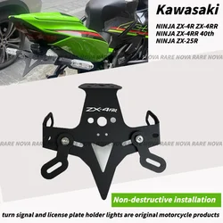 Tail Tidy Fender Eliminat for Motorcycle, Registration License Plate Holder, KAWASAKI ZX-4R, ZX-4RR, ZX-25R, ZX4RR, ZX25R, 20-24