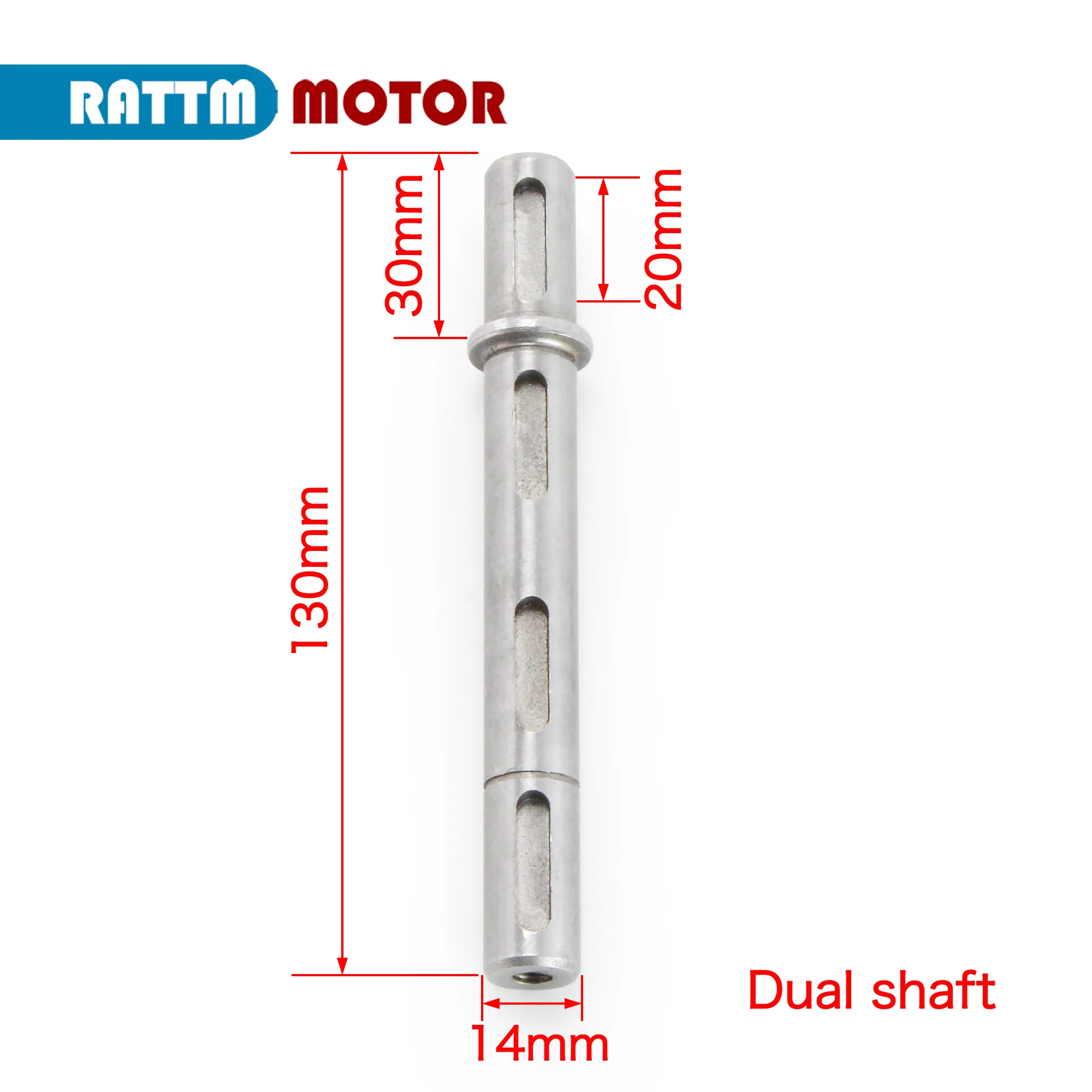 RV reducer 14mm 18mm 25mm Single Shaft Daul Shaft output NMRV worm gear reducer accessories For RV30 RV40 RV63 RV50