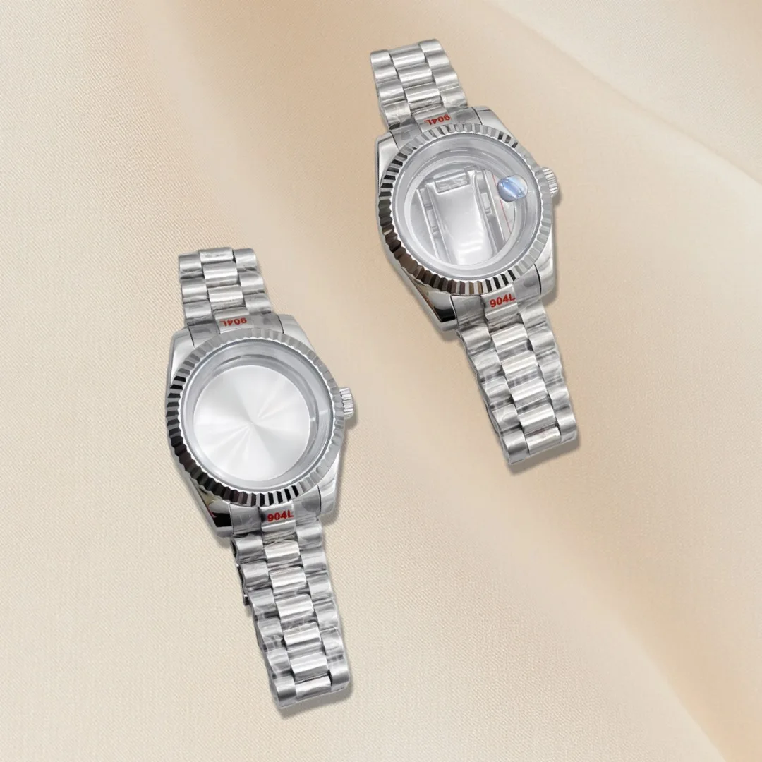 

Комплект корпуса и ремешка для часов 36 мм, 39 мм, корпус NH35 для Datejust, механизм NH35/NH36, циферблат 28,5 мм, сапфировое стекло, комплект корпуса и браслета