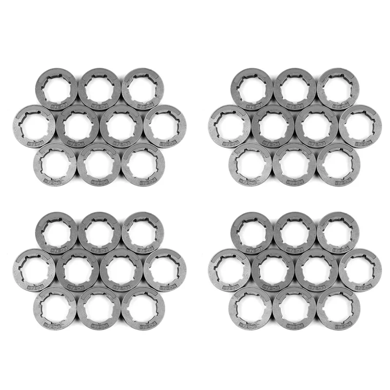 

A53Q-40 шт. 3/8 дюйма 7T 22 мм звездочка обода цепного привода для бензопилы HUSQVARNA 266 268 272 280 285 288 355 362 372XP 380 385XP