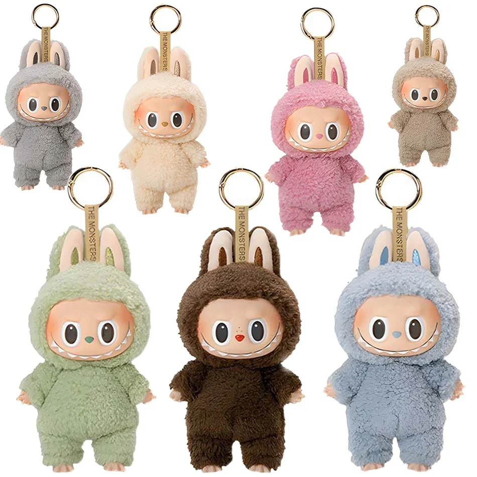 

Hot anime character doll and hobby ornament kids key chain gift 17cm keychain labubu action figure cute mystery box toy pvc