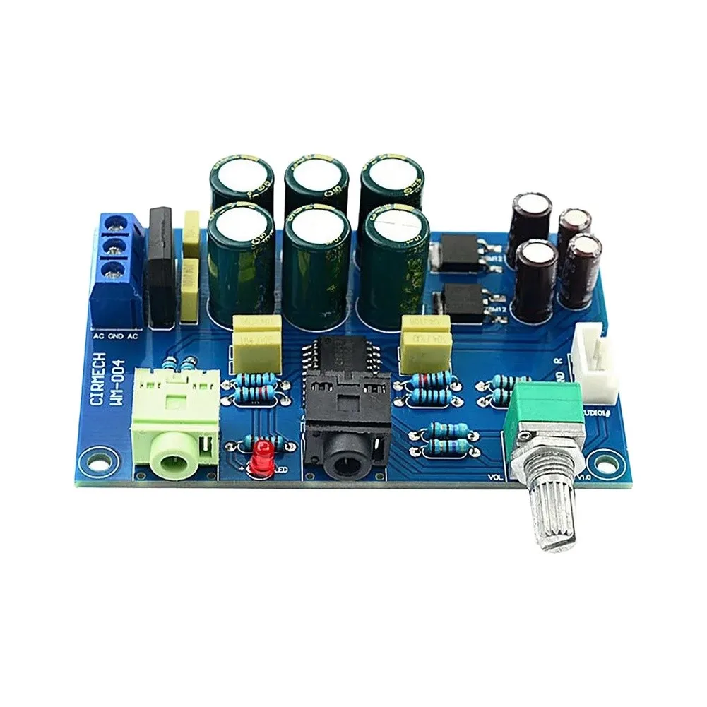 Hi-Fi Headphone For Amp Board TPA6120A2 Chip Low Noise Headphone For Amp Board Short-circuit Protection Over-temperature Protect
