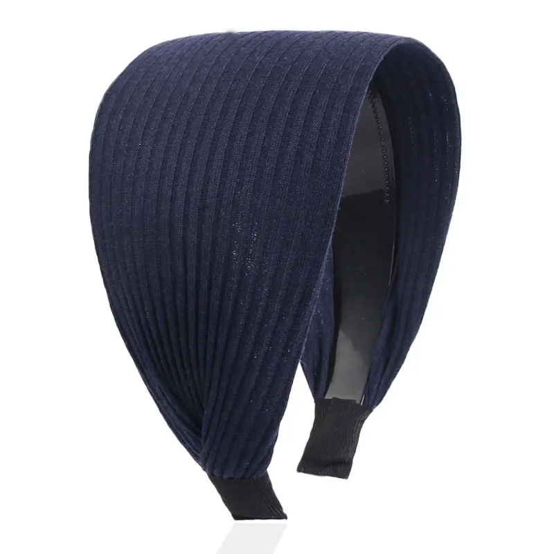 Black Wide-brimmed Headband Toothed Non-slip Hair Band White Hair Sports Makeup Headbands for Women Diademas Hairband
