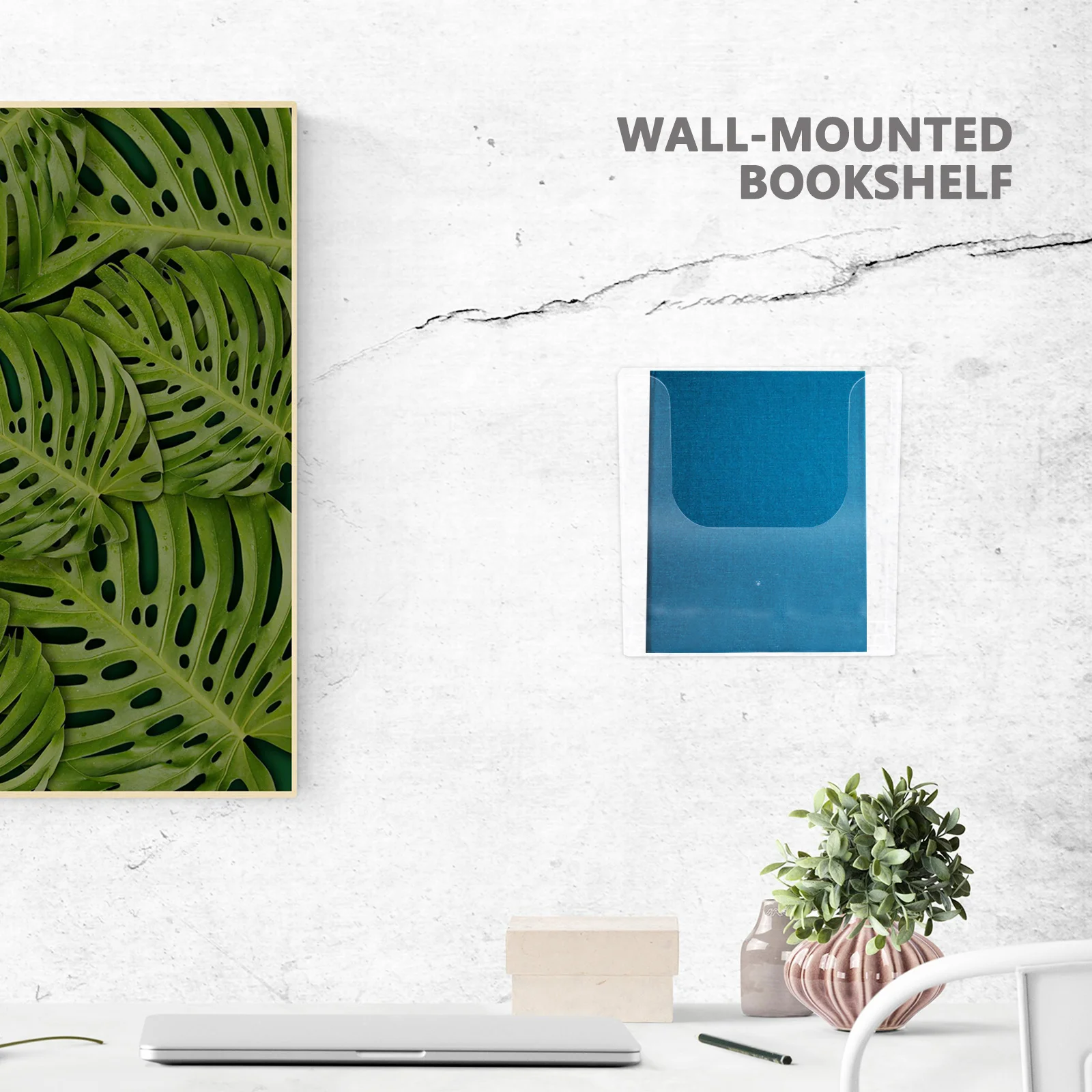 

Прозрачная полка для файлов формата А5, настенный органайзер для документов, прозрачный держатель для журналов, офисная подставка для файлов, держатель для брошюр