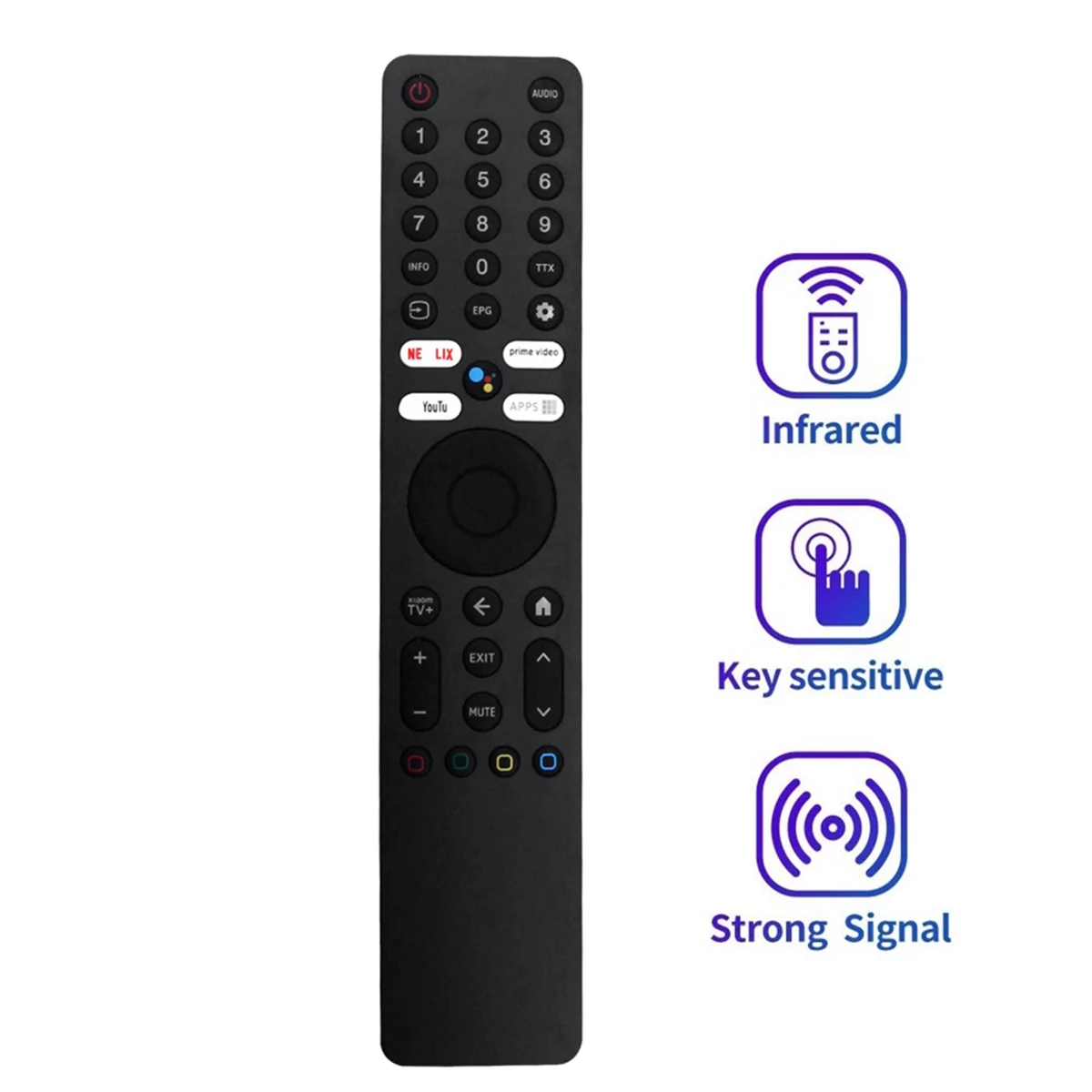 Control remoto por voz para Xiaomi XMRM-ML, reemplazo de mando a distancia Ultra HD 4K QLED TV Q2, 50 pulgadas, 55 pulgadas, 65 pulgadas