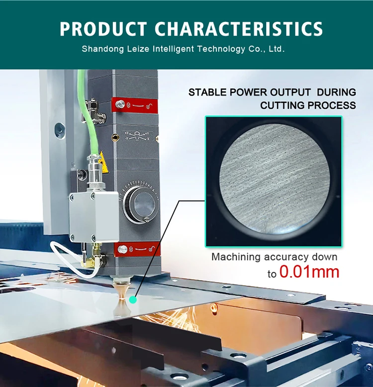 Tagliatrice laser a fibra CNC di piccola precisione Rayther 1500w 3000w per gioielli in metallo oro argento