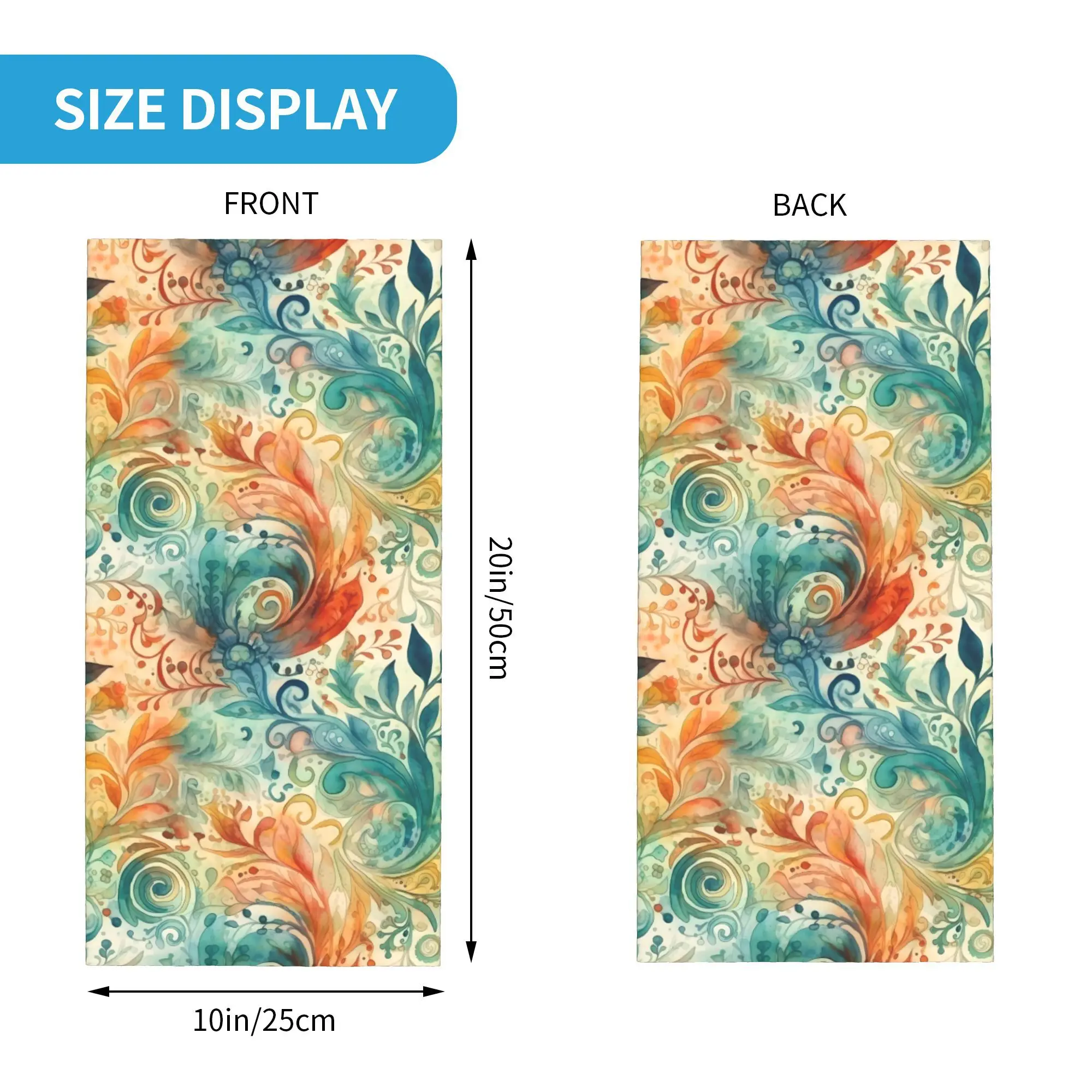 مخصص غسل اللوحة بيزلي الساخن باندانا الشتاء الرقبة أدفأ المرأة يندبروف التفاف الوجه وشاح للمشي الجراب عقال