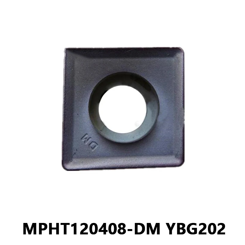 

Original MPHT120408-DM YBG202 Carbide Inserts MPHT 120408 DM CNC Metal Lathe Machine Milling Cutting Tool High-Quality Blade