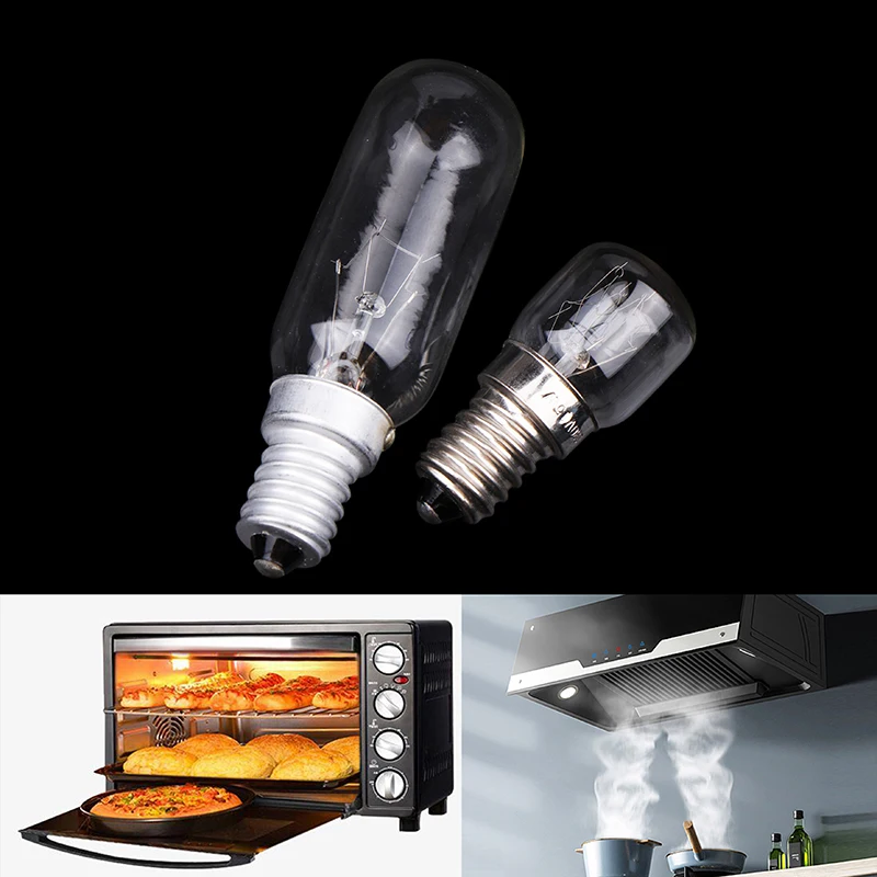 E14 LED Light For Home Cooker Hood Filament Lamp Extractor Fan Bulb High Temperature Resistant Lighting T22/T25 15/40W 220V Bulb