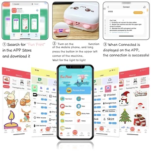 Mini hd thermal printer portable label, endurance bluetooth printer for student error title Note, wrong pocket inkless 9 Main Sales Mini Termal Printer Portile - №2