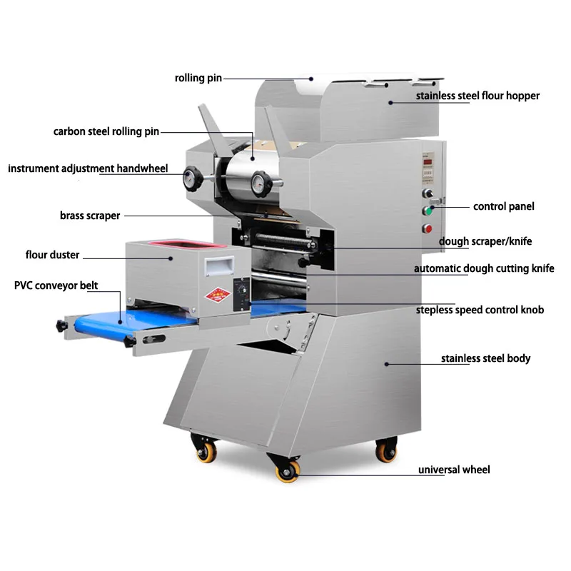 Automatische industrielle japanische Nudelmaschine, multifunktionale italienische Nudelschneidemaschine, Maschine zur Herstellung frischer Nudeln