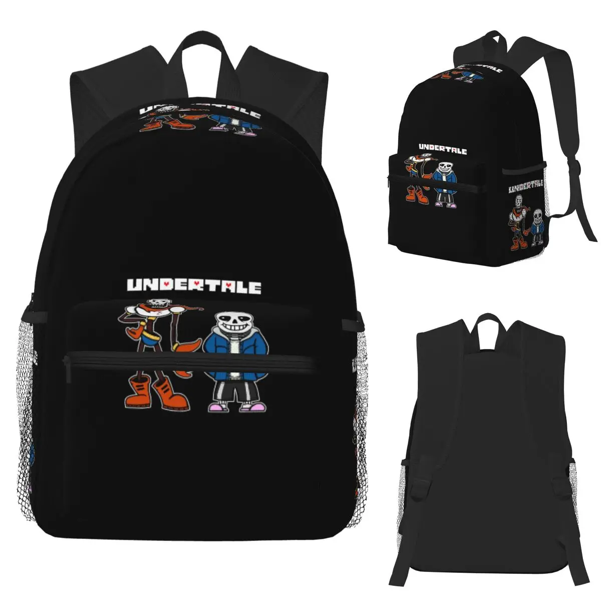 Undertale Gamer Gaming Student Backpack School Bag Hiking Travel Daypack for Men Women Bookbag Shoulder Bags