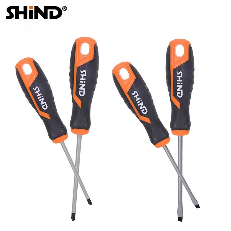 

6MM Phillips Slotted Screwdriver Set Multifunctional Magnetic Cross Bolt Driver Hand Tools 100mm Length Slotted Screwdrivers