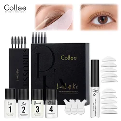 Gollee novo original cílios levantamento perm retenção 4-6 semanas lash lift conjunto para lash modelador cílios perm kit tratamento conjunto de maquiagem