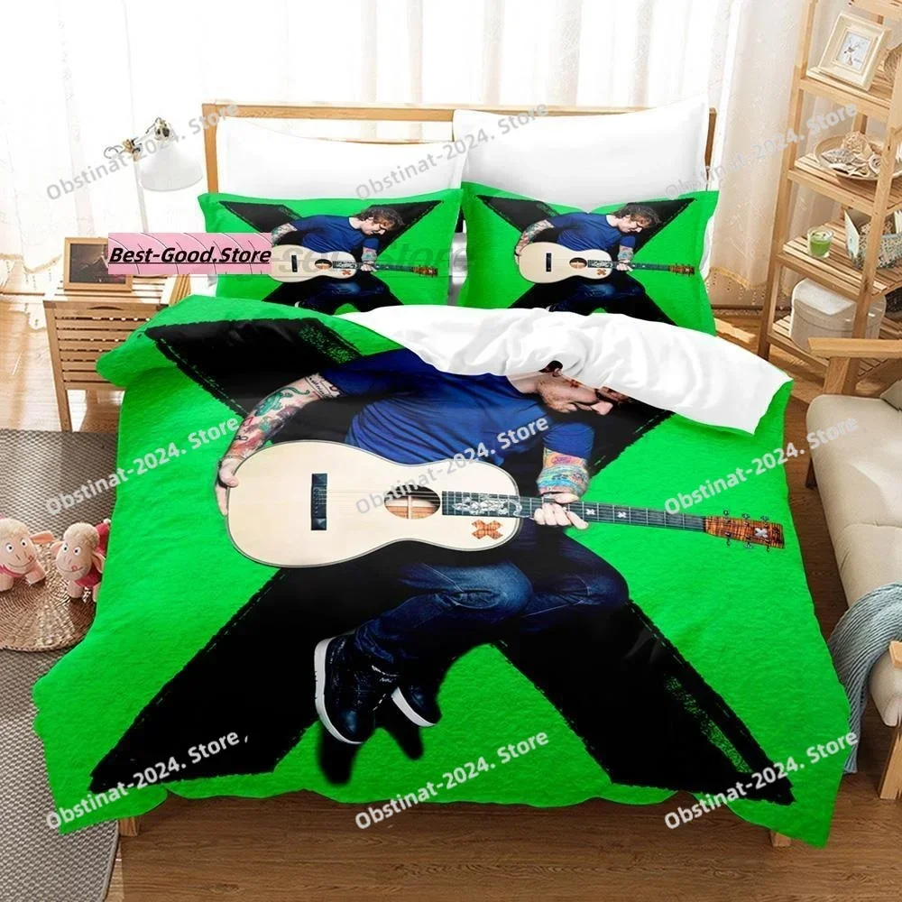 

Ed Sheeran Bedding Set Single Twin Full Queen King Size For Aldult Kid Bedroom Duvetcover Sets 3D Print 2022 Fashion camas Sheet