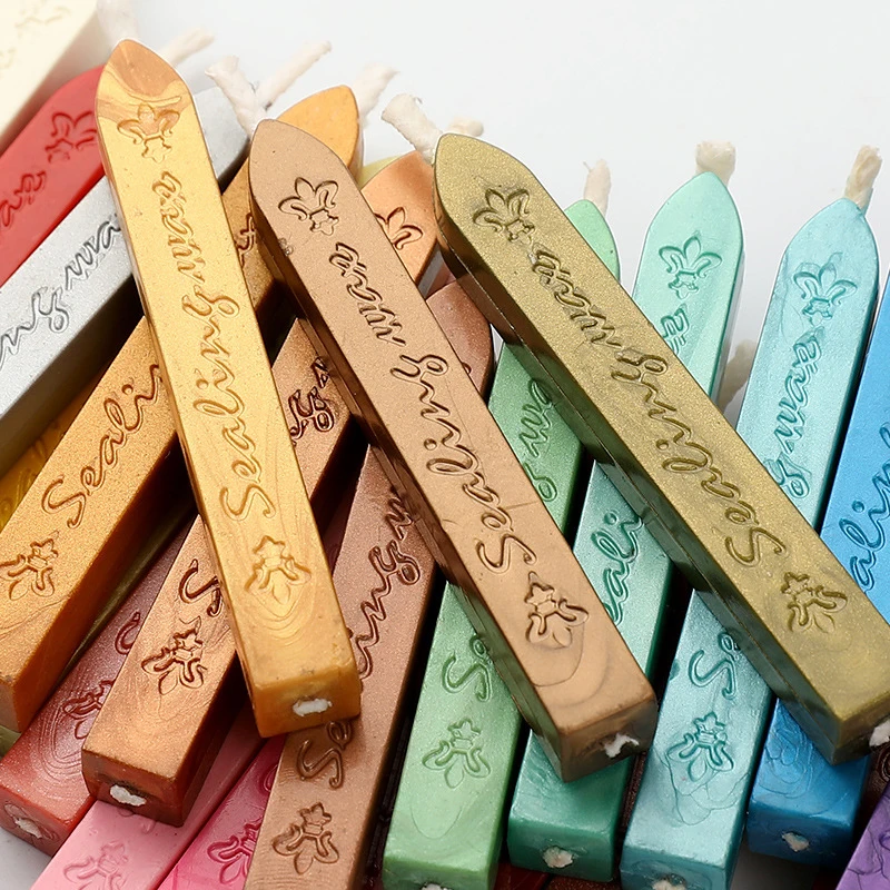 Versiegelung wachs sticks Farbe antike Streifen Kerze Bienenwachs Stick für Porto Brief Stempel Retro Hochzeit Umschlag Einladung DIY Werkzeug