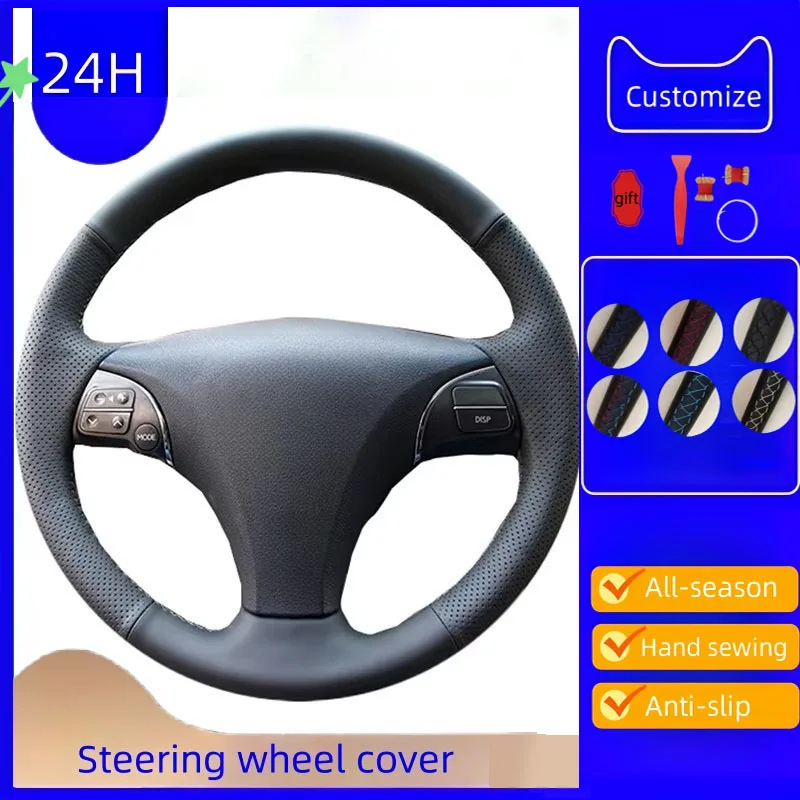 Braid Car Steering Wheel Cover For Lexus ES240 ES250 ES300 ES350 2007-2012 GS350 GS450h GS460 Steering Wrap Car Accessories