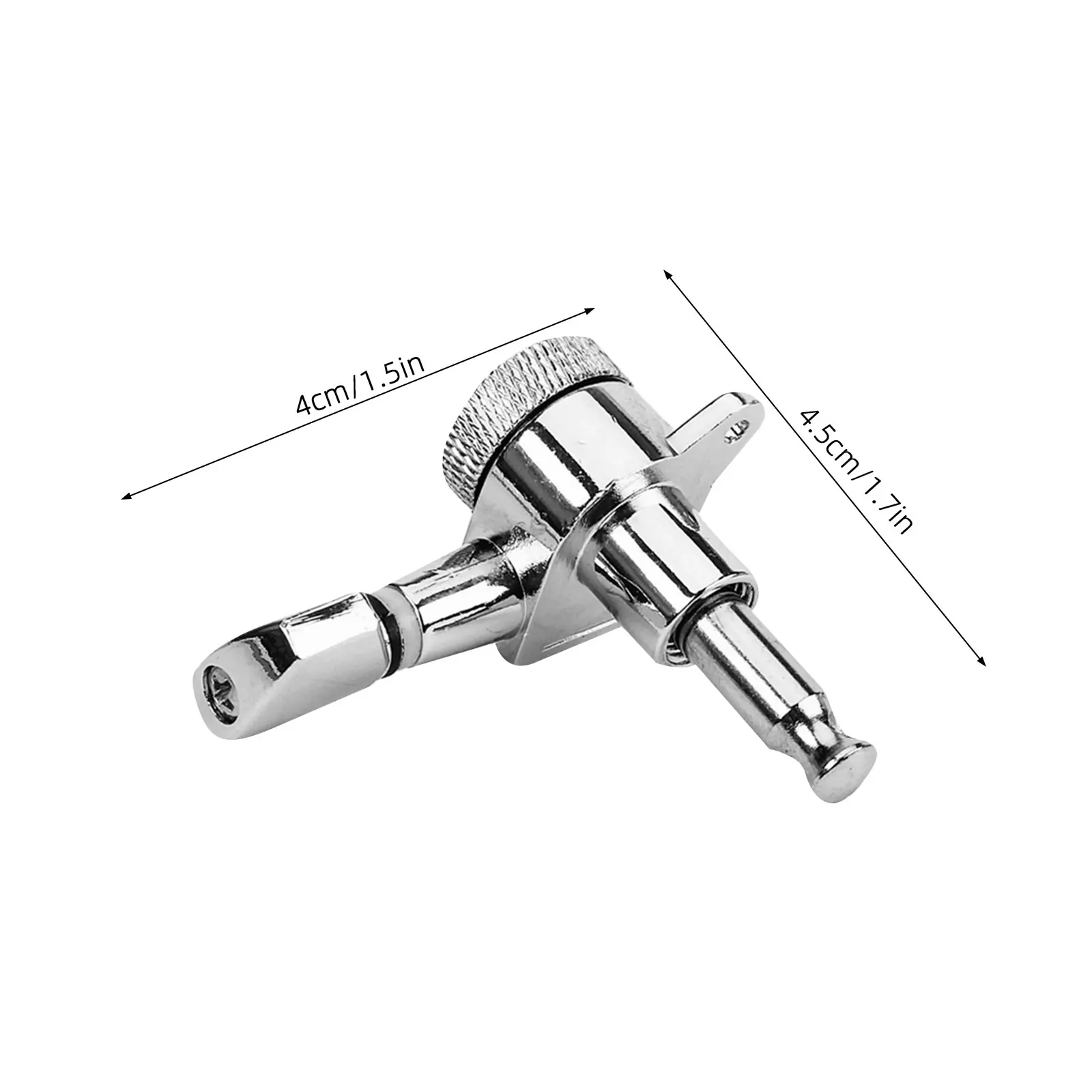 

6 Pieces Silver Metal Guitar Tuners Machine Heads Half Moon Style Universal Size for Electric Acoustic Guitar String