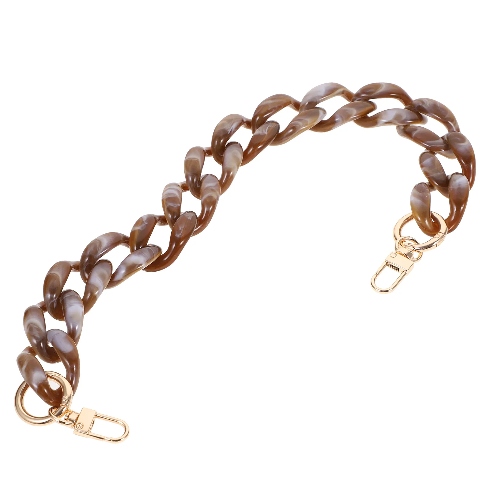 Fischgrätenkette Ersatztasche Kettenriemen für DIY Handtasche Geldbörse Tote Acryl Dekorativ Modisches Griffzubehör