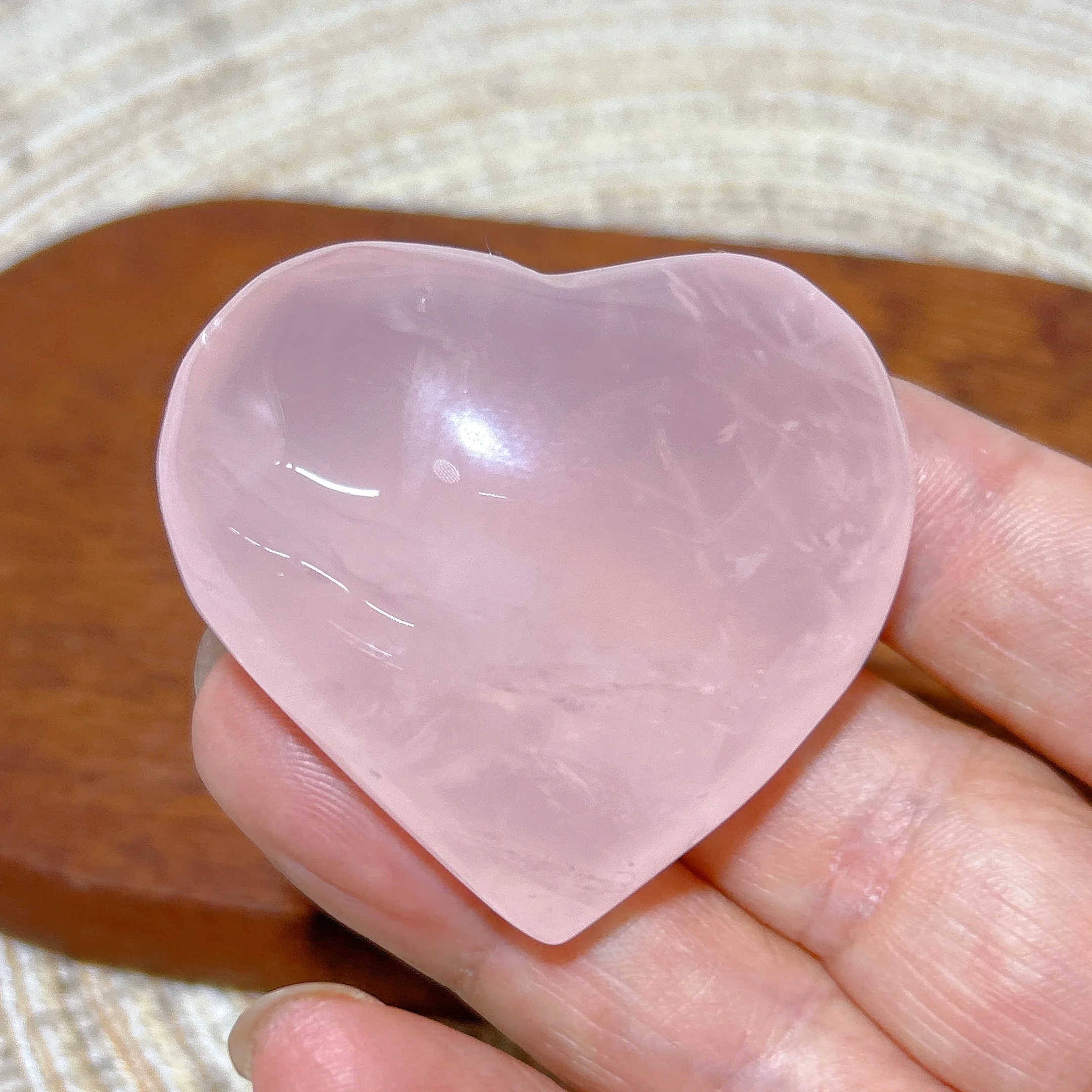 Natural Crystal Rose quartz Heart Star High Quality Healing Gemstones Reiki Mineral Ornament Room Decor Home Decoration Gift