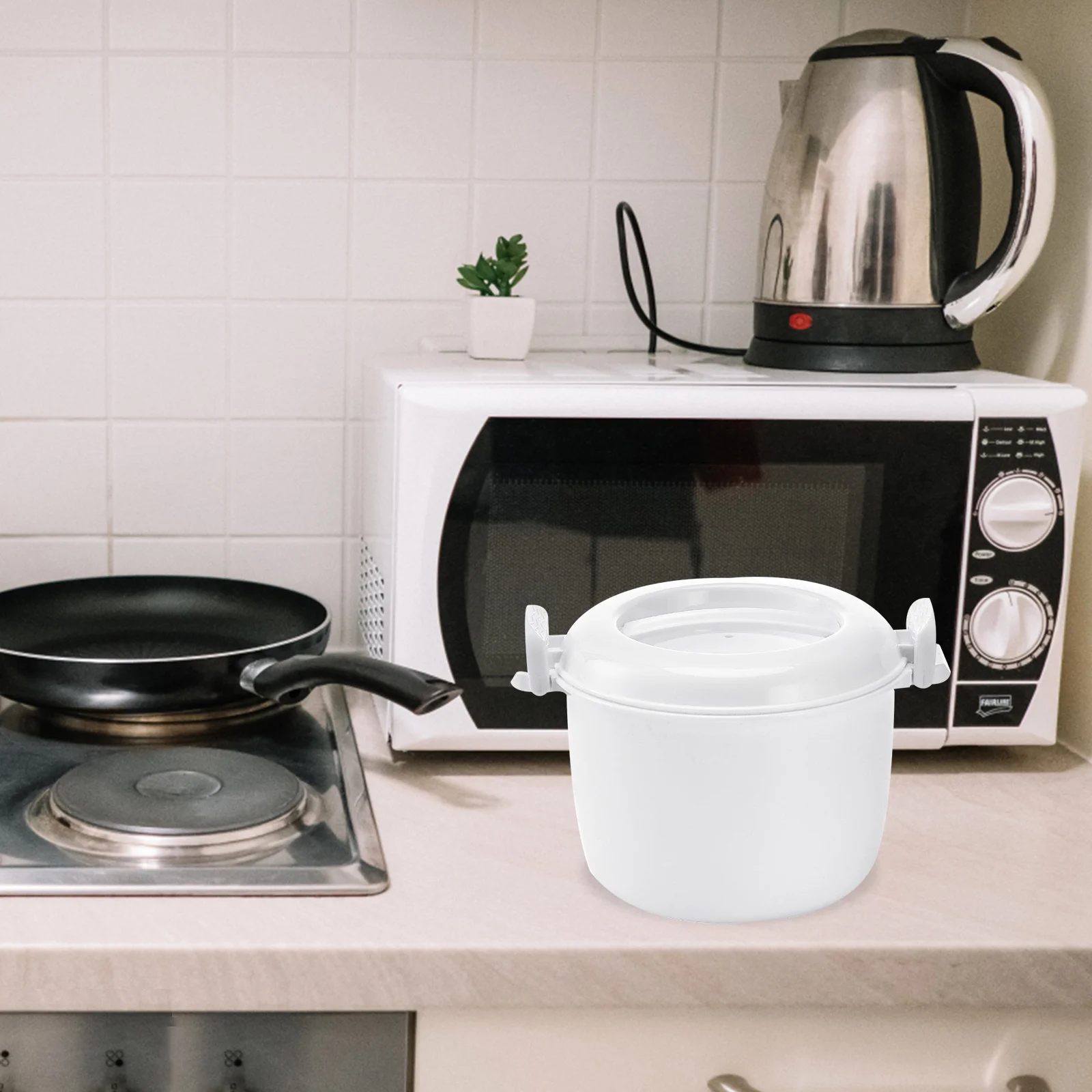 

Portable Microwave Rice Cooker Bowl Mini Pot for Home Use Travel Cooking Steamer Cup Pasta Maker Kitchen Gadget Food Container