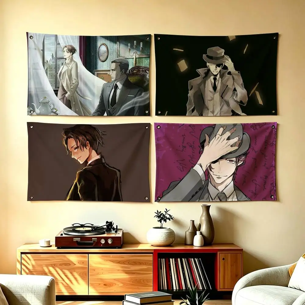 Cool Japan Anime Joker G-GameS  Flags for Bedrooms Home Decor Items Outdoor Decors Garage Decoration Flaga