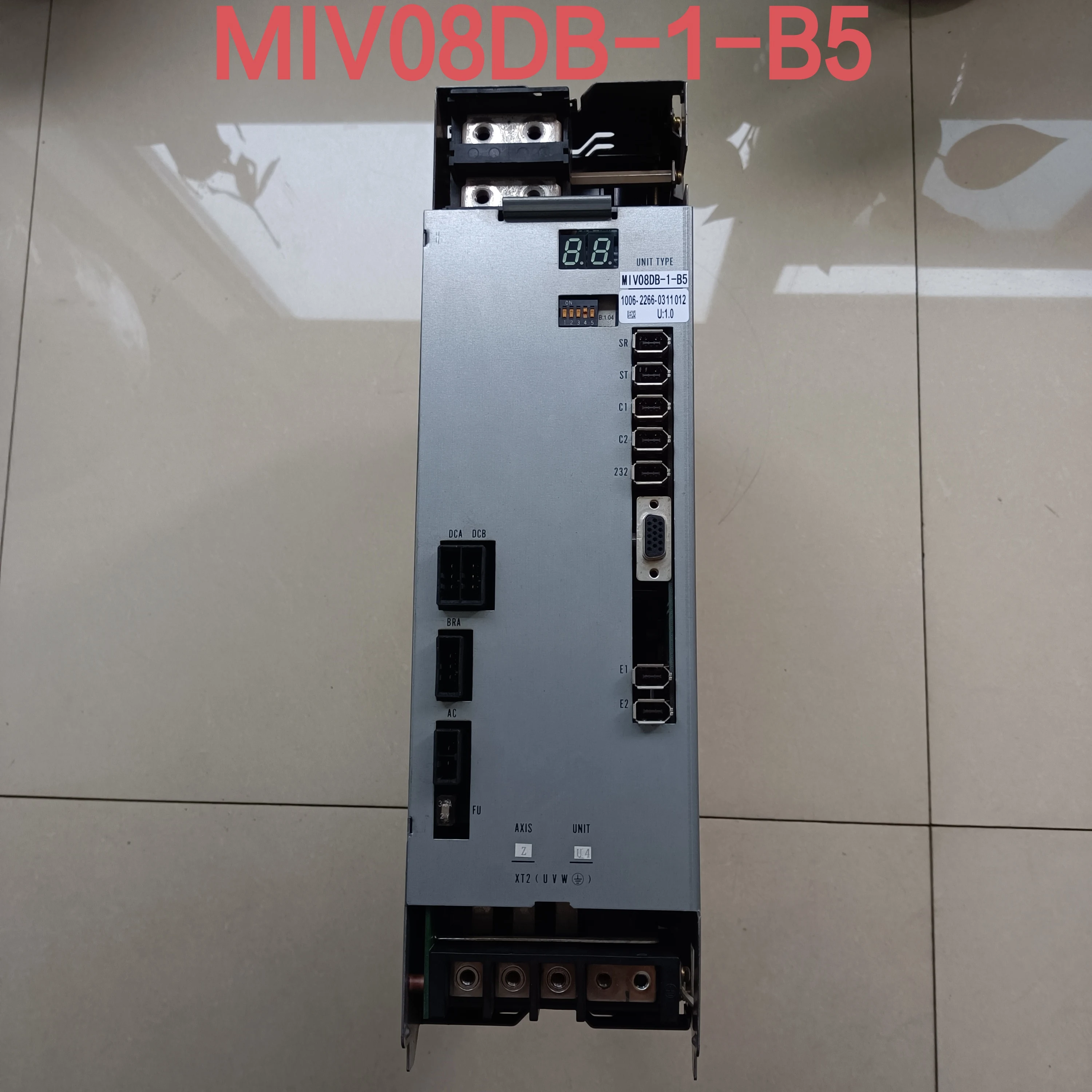 

MIV08DB-1-B5 OKUMA servo drive, the second-hand test is in good condition, and the hardware function is normal.