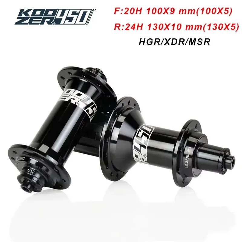 Koozer 450 Road Hubs  C Caliper Brake  MTB Bicycle Hubs 120HD HGR XDR MSR 8-12s 20H 24Holes 5x100 5x130mm QR Bicycle Accessories