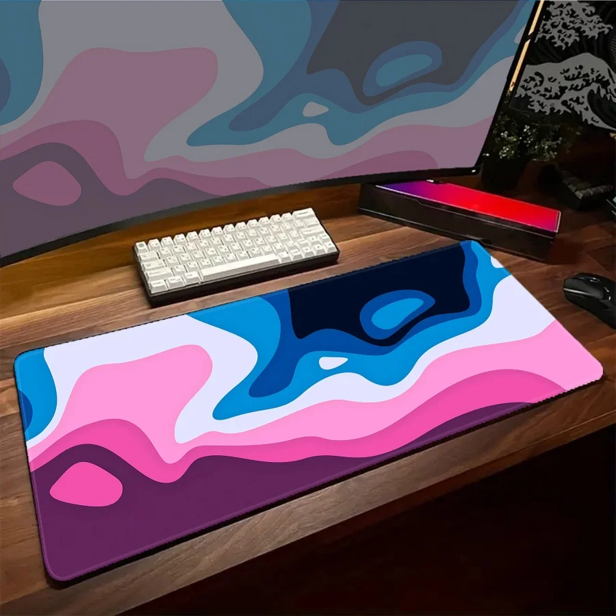 Fed Gaming mouse pads Stara Liquild Rubber Surface For Computer XXL Larget Mouse Pad Non-slip Desk Mat Colorful Mousepad