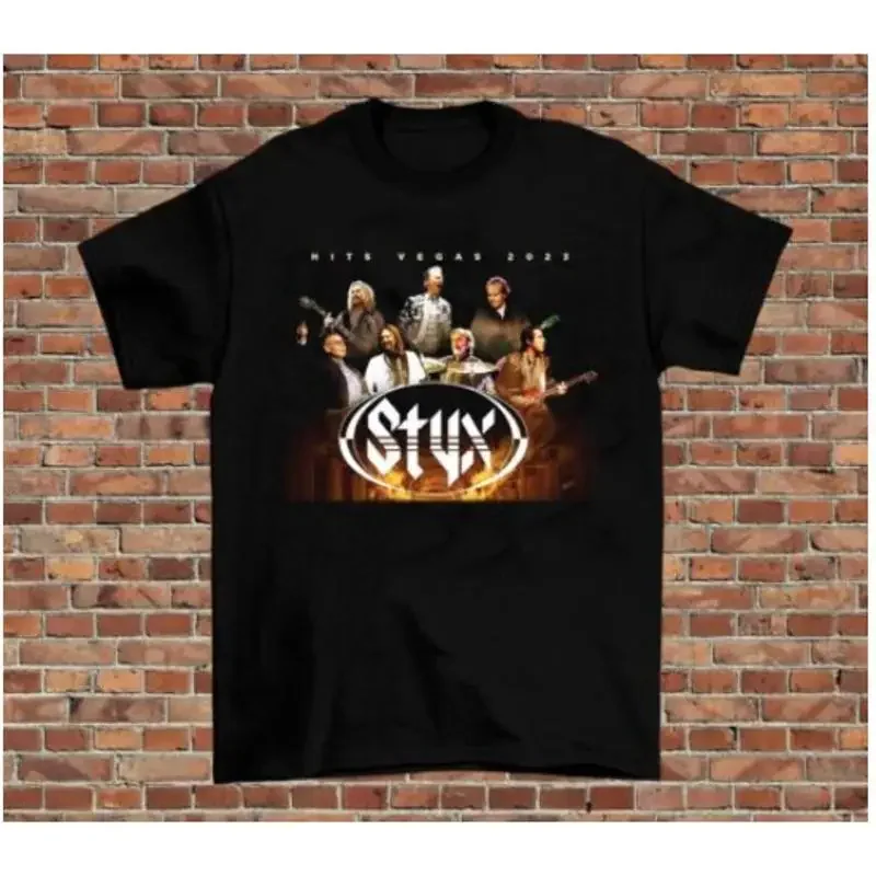 Hot Styx Band Come Back Black T Shirt