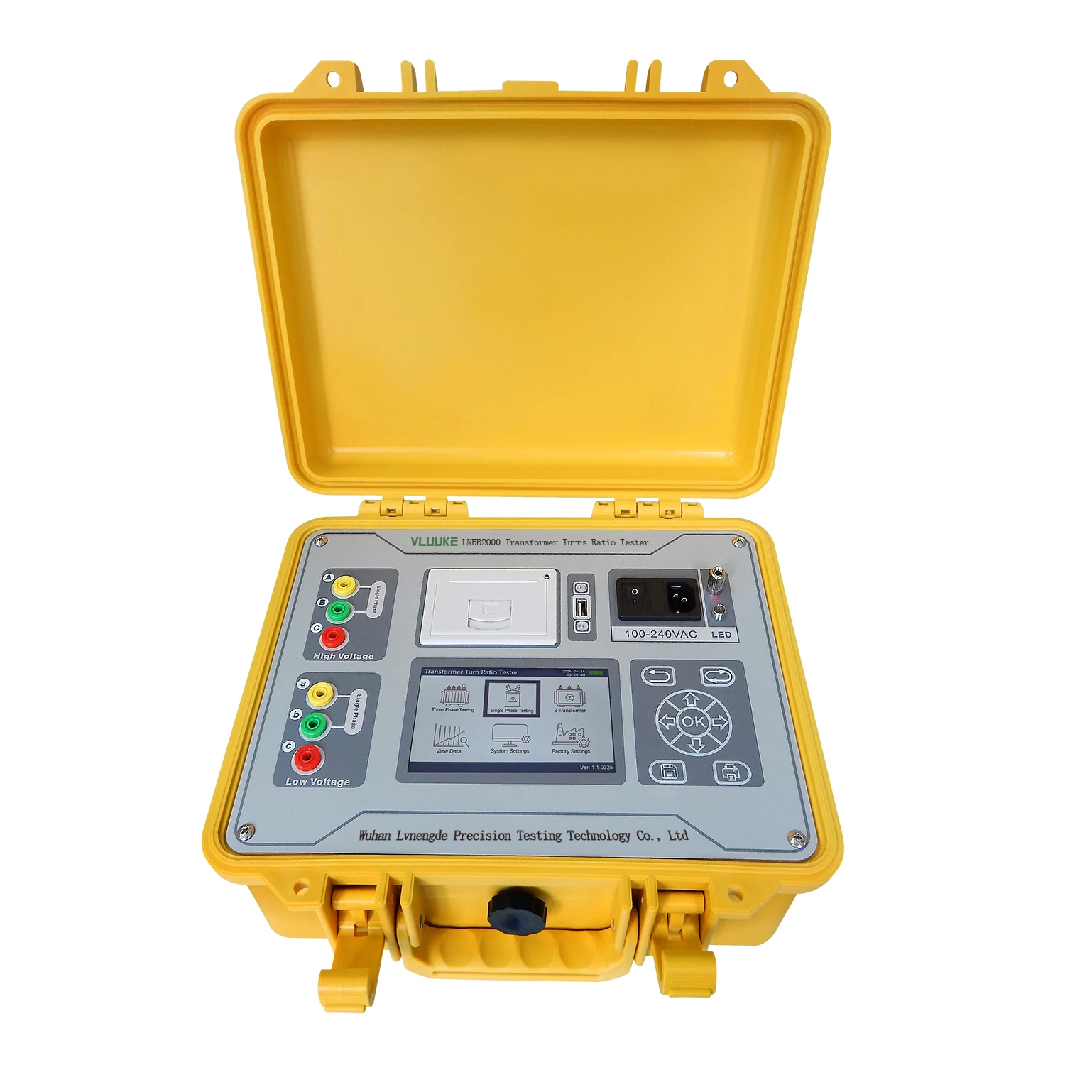 

2025Fully Automatic Transformer Ratio Meter Transformer Group Detector Ttr Tester Transformer Turns Ratio Tester