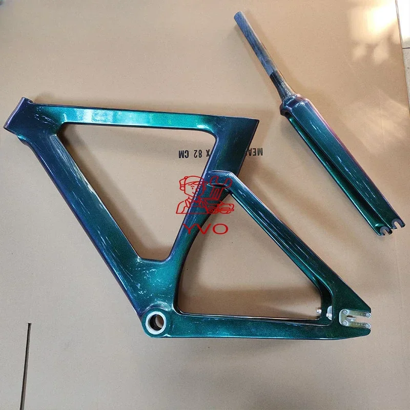 

Карбоновая гусеничная рама BXT Carbon BSA Fiber Racing Tracking Bike Frameset Велосипедная рама с фиксированной передачей 120*9 мм Задний хвостовой крюк Запчасти для велосипеда